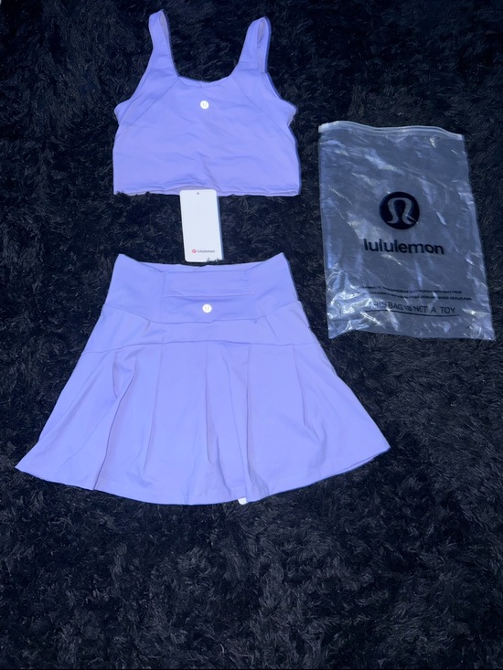 lululemon athletica Other - lululemon athletica soft Lavender Sports Bra and Skort Set